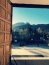 A look at Giewont from the Sanctuary of Our Lady of Fatima in KrzeptÃÂ³wki in Zakopane